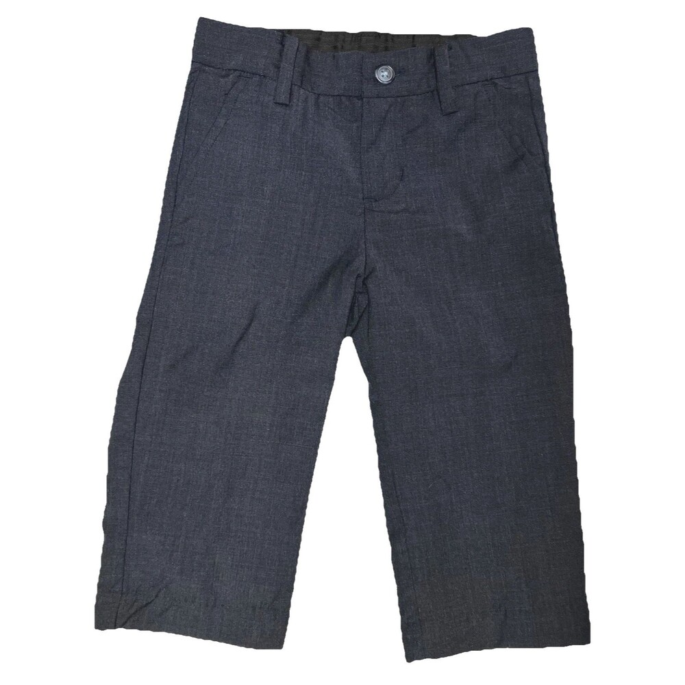 Janie & Jack Special Occasion Infant Boy Lined Wool Dress Pants Size 12-18M Blue